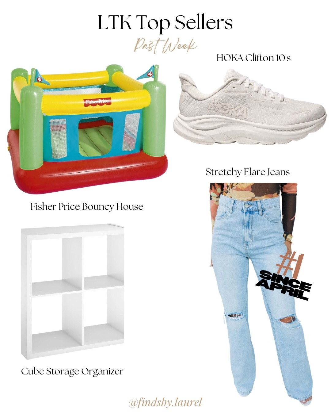 This week’s top sellers 🙌 From the comfiest HOKAs to the most fun bouncy house — these picks are definitely favorites!

#LTKbestseller #LTKtop10 #LTKtop10finds #LTKtop10favorites #LTKbestof #LTKfinds #LTKshoes #LTKdenim #LTKstorage #LTKplayroom #LTKhome #LTKmomlife #LTKfamily #LTKkids #LTKwalmart #LTKactive #LTKunder100 #LTKstyle #LTKhomeorganization #LTKtrend