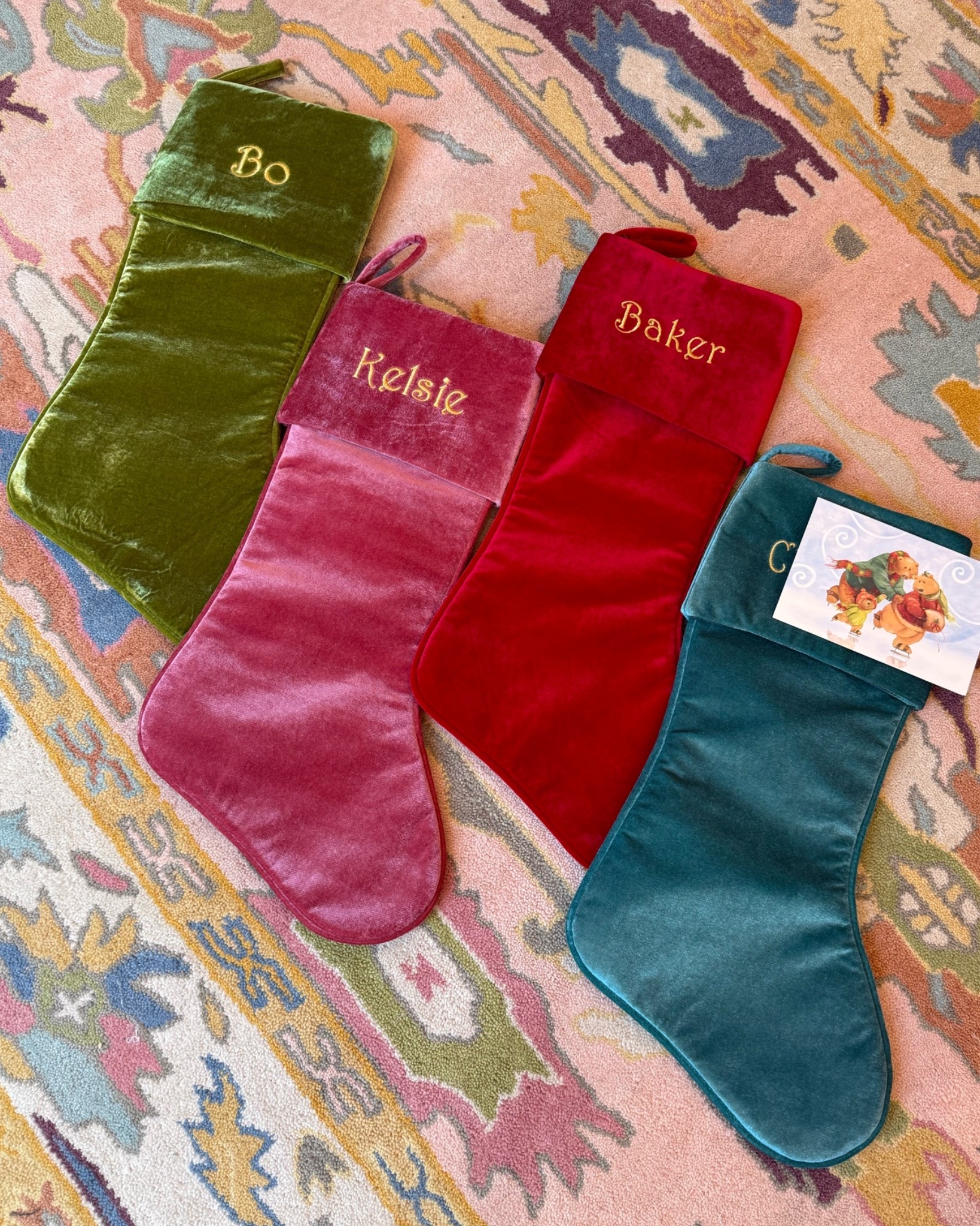 Large personalized Christmas stockings / velvet Christmas stockings / pink Christmas stocking / monogrammed Christmas stocking

#LTKSeasonal #LTKHome