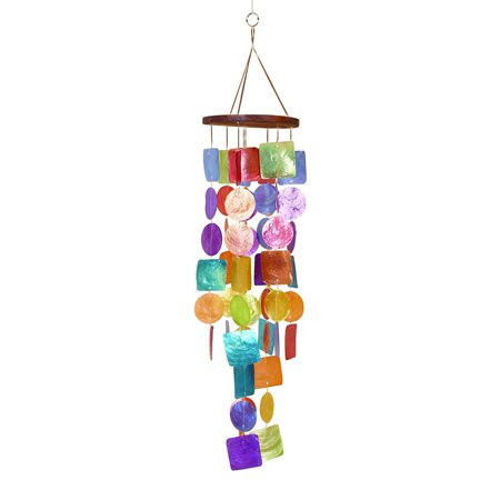 Urban Trends Capiz Wind Chime, Exhibits special passion for coastal decoration By UMA Enterprises | Walmart (US)