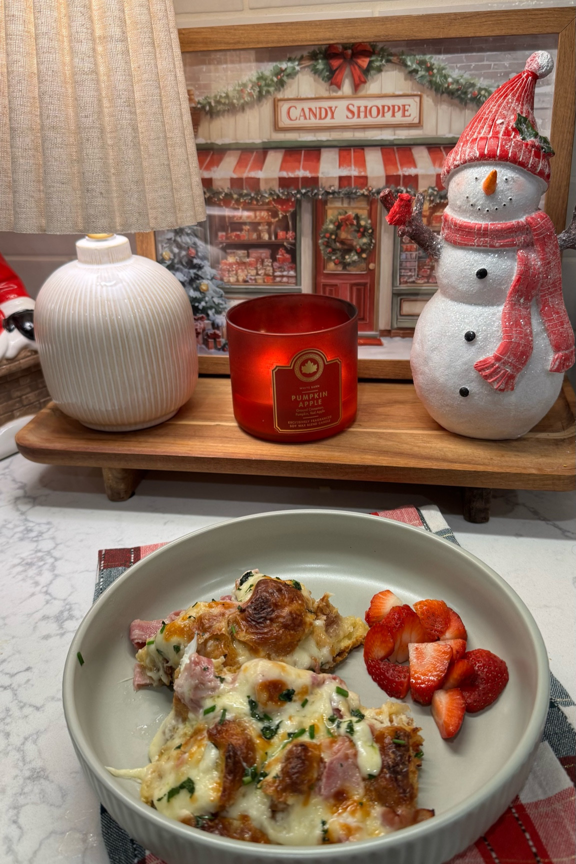 Easy Christmas breakfast idea with the cutest Christmas home decor to add some cozy Christmas magic in your home 🎄 I made a ham, egg and cheese croissant casserole that is perfect for Christmas morning! Got my plate and most of my home decor from target! 

Target finds, Christmas decor, Christmas breakfast, seasonal decor, nostalgic Christmas 

#LTKHoliday #LTKHome #LTKfoodie