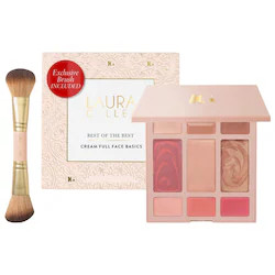Laura Geller The Best of the Best Cream Full Face Basics & Dual-Ended Blush + Bronzer Brush | Sephora (US)