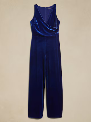 Velvet Jumpsuit | Banana Republic Factory