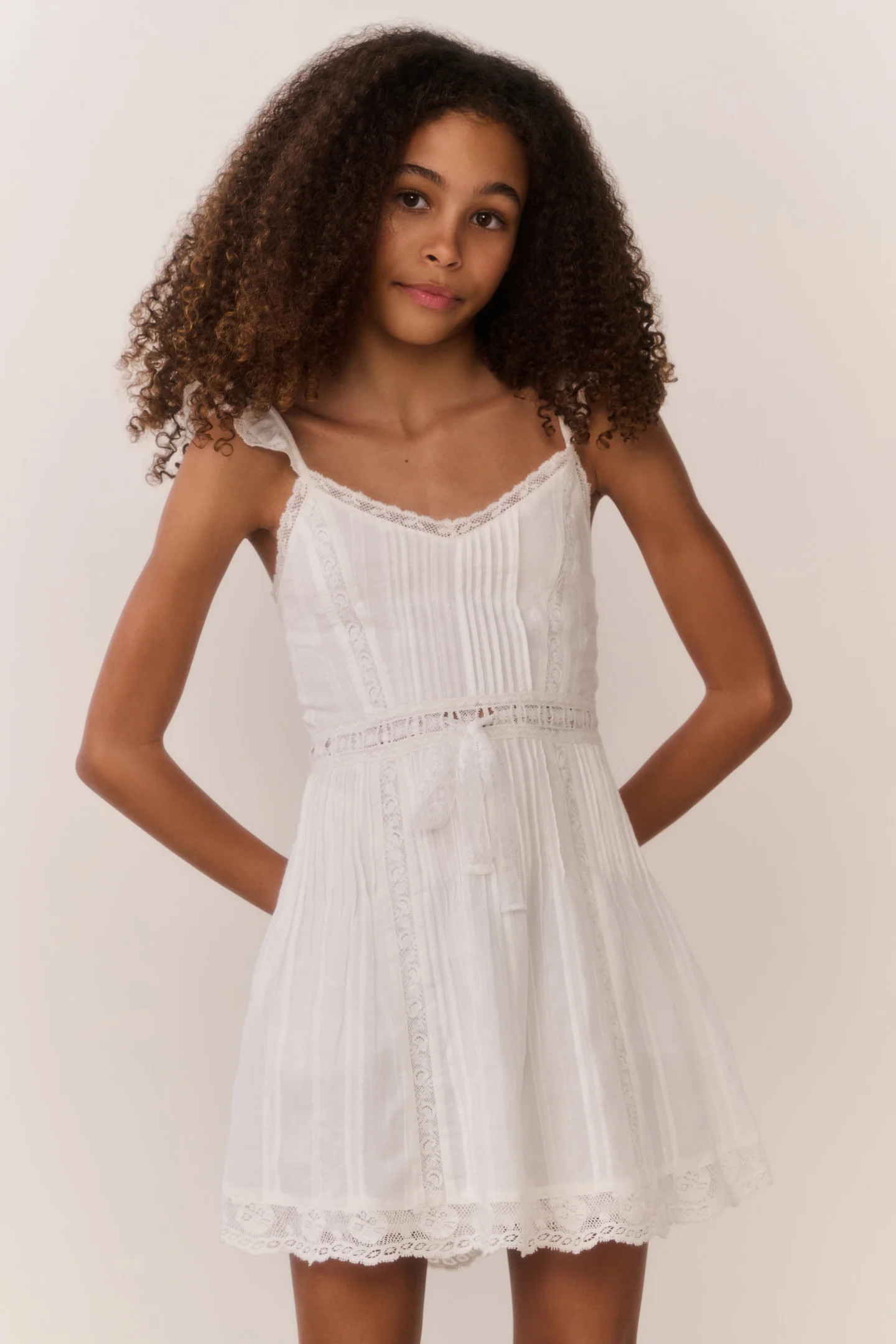 Tween Kobryn Cotton Mini Dress | LoveShackFancy