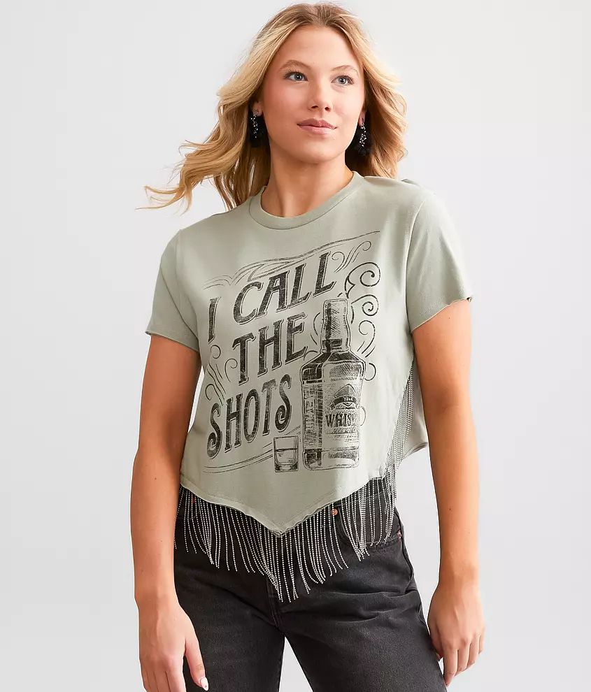 I Call The Shots Cropped T-Shirt | Buckle