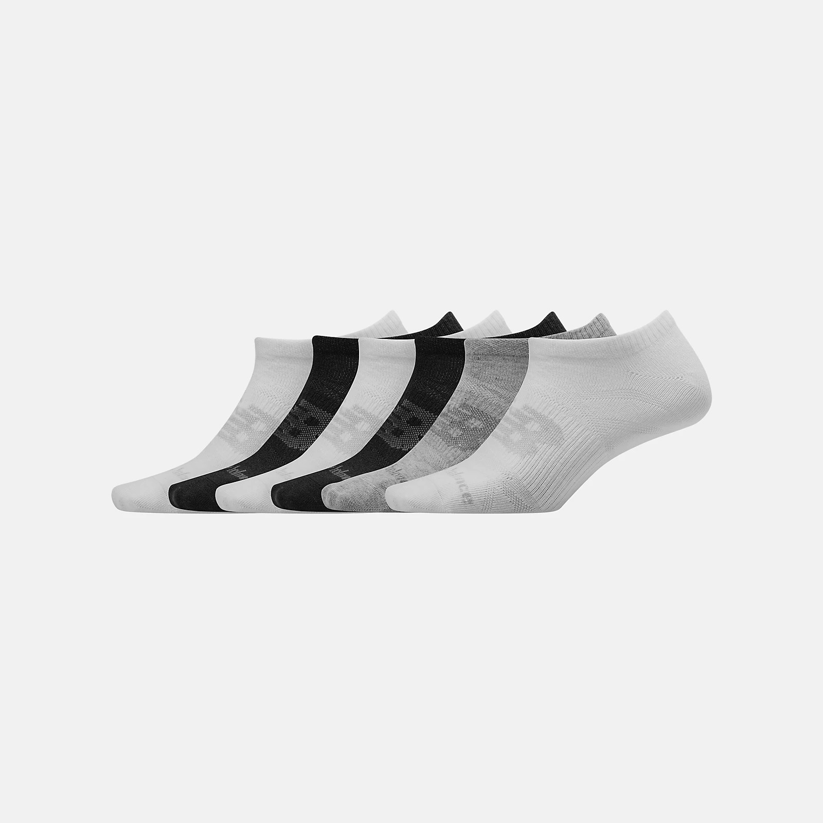 Flat Knit No Show Socks 6 Pack | New Balance Athletics, Inc.