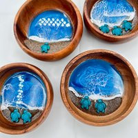 Personalized Gifts Unique Turtle Handmade Jewelry Dish With Little Turtles - Ring Sea Gift - Anniversary Gift | Etsy (US)