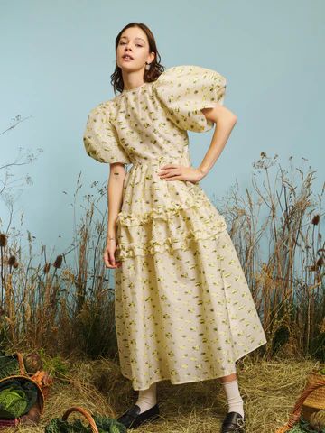 DREAM Meadow Jacquard Midi Dress | Sister Jane (UK)