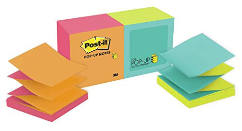 Post-it Pop-up Notes, 3 in x 3 in, 12 Pads, America's #1 Favorite Sticky Notes, Cape Town Collect... | Amazon (US)