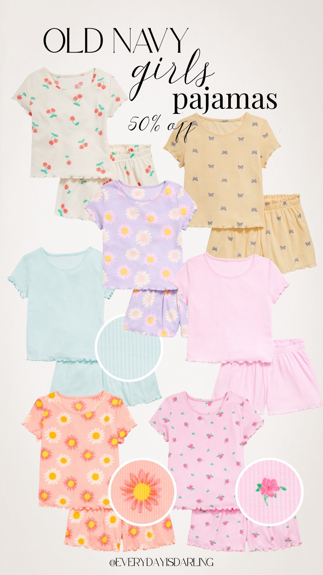 50% off the cutest girls’ pajamas at Old Navy! Loving the lettuce edge details for a sweet little touch. Perfect for cozy nights and sunny mornings! 🤍☀️#OldNavyStyle #GirlsPajamas #SaleFinds

#LTKKids #LTKSaleAlert