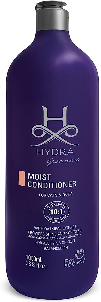 Hydra Professional Moisturizing Dog Conditioner, Oatmeal Hair Conditioner for Dogs and Cats, Suit... | Amazon (US)