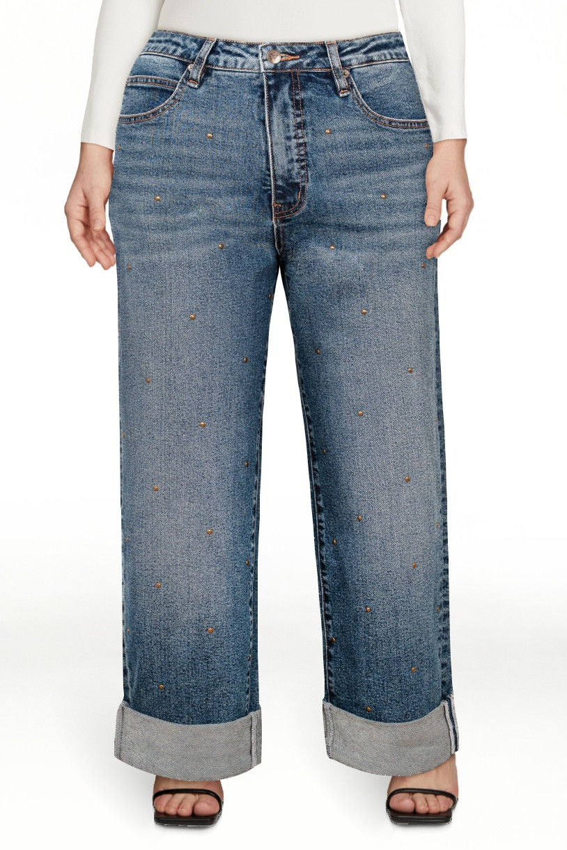 Jessica Simpson Women's and Women's Plus Zinnia Boyfriend Jeans, 25" Inseam, Sizes 2-24 | Walmart (US)