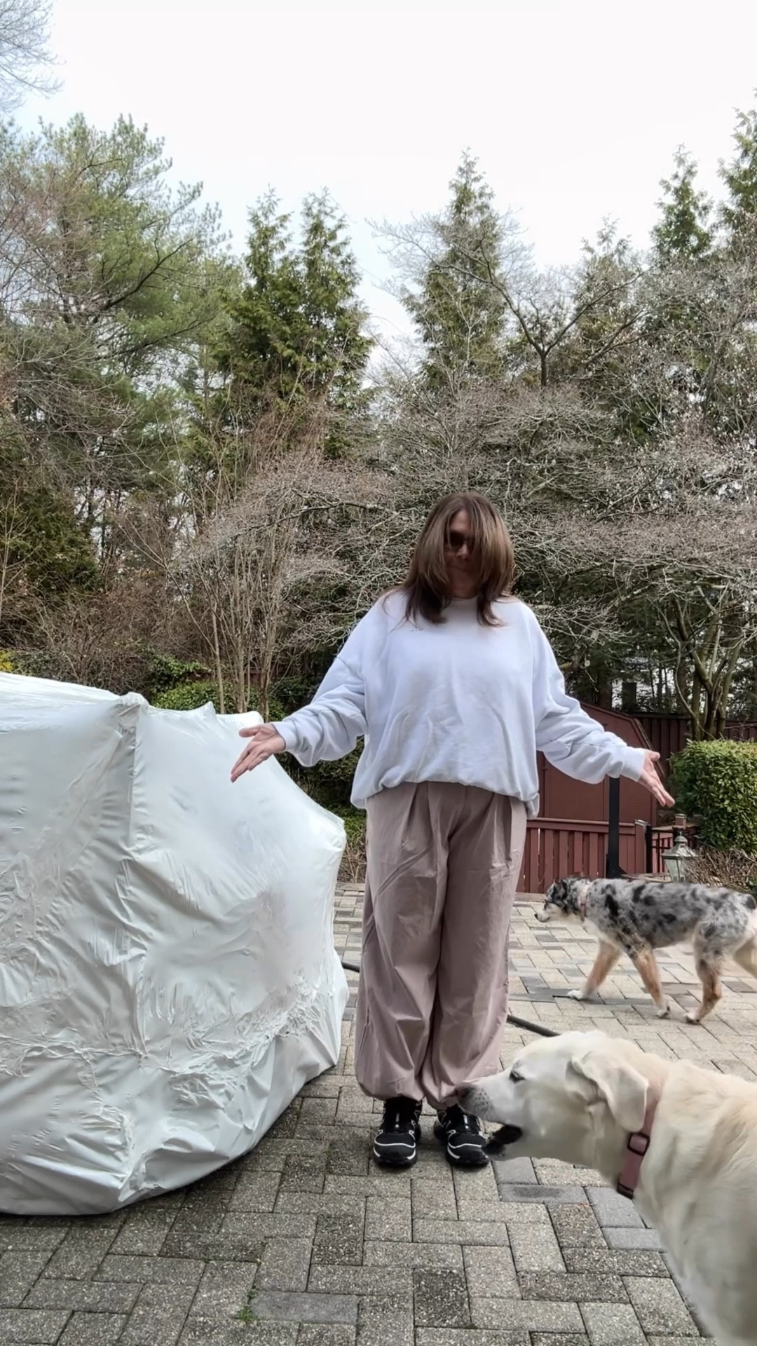 At least i got dressed today!! Simple , easy and comfortable was what i was going for lol!! I think i have succeeded!

#LTKSeasonal #LTKMidsize #LTKOver40
