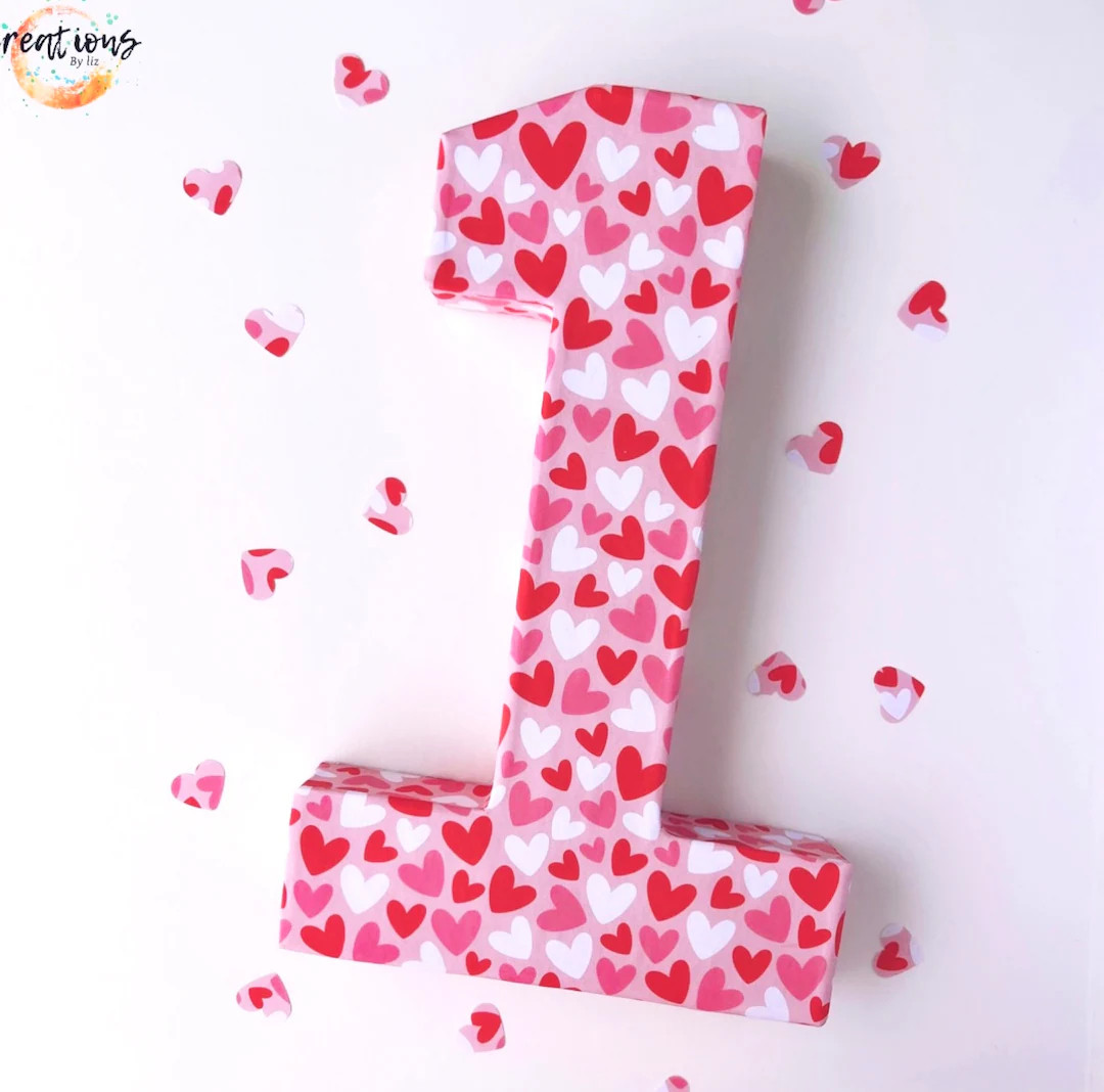 Valentines Party Decor, Valentines First Birthday, Valentines Birthday Decor, Heart Party Decor, ... | Etsy (US)