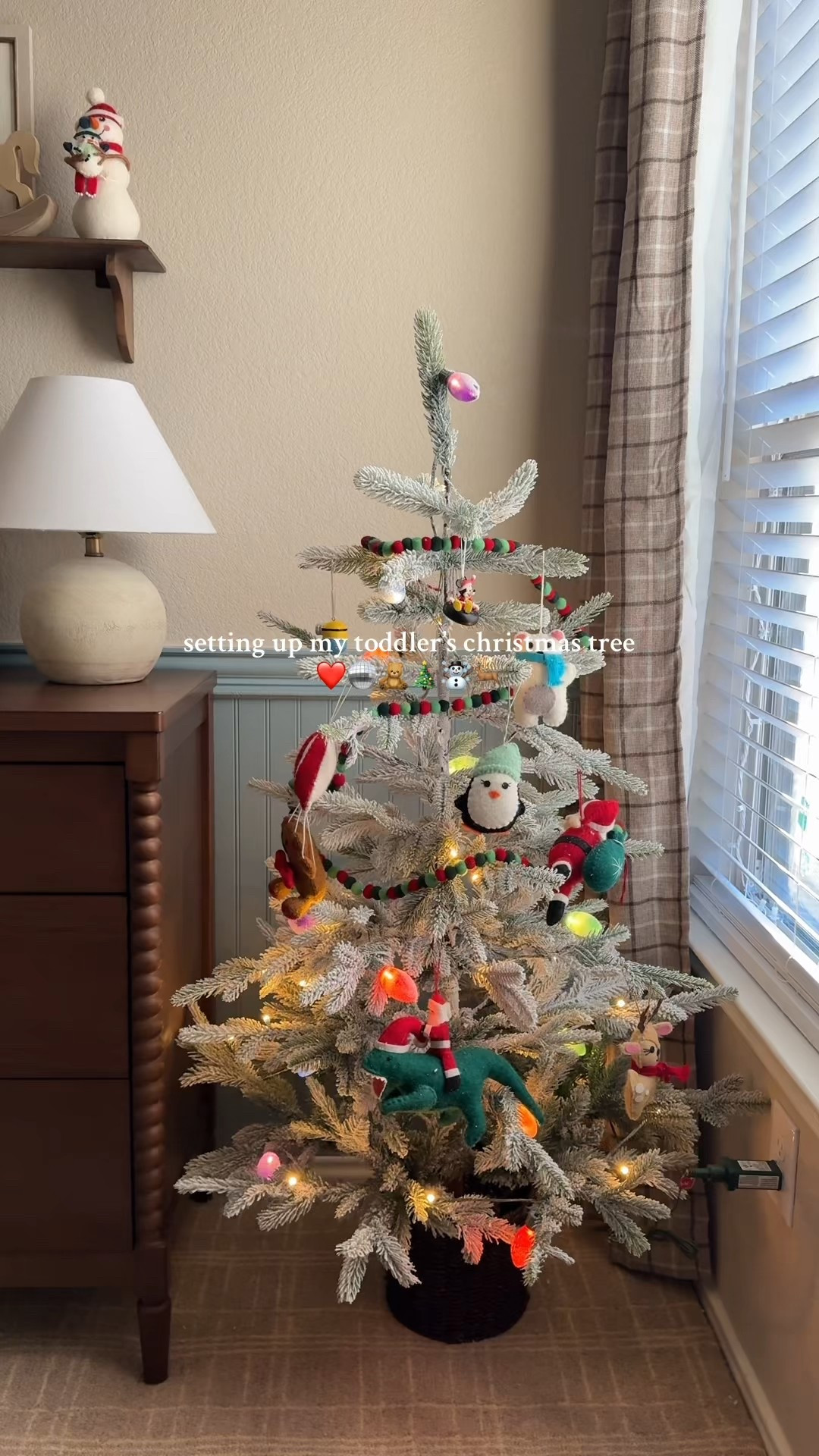 my toddlers christmas tree is the perfect size and so whimsical! 🥹🤍🎄 

#LTKFindsUnder100 #LTKKids #LTKHome