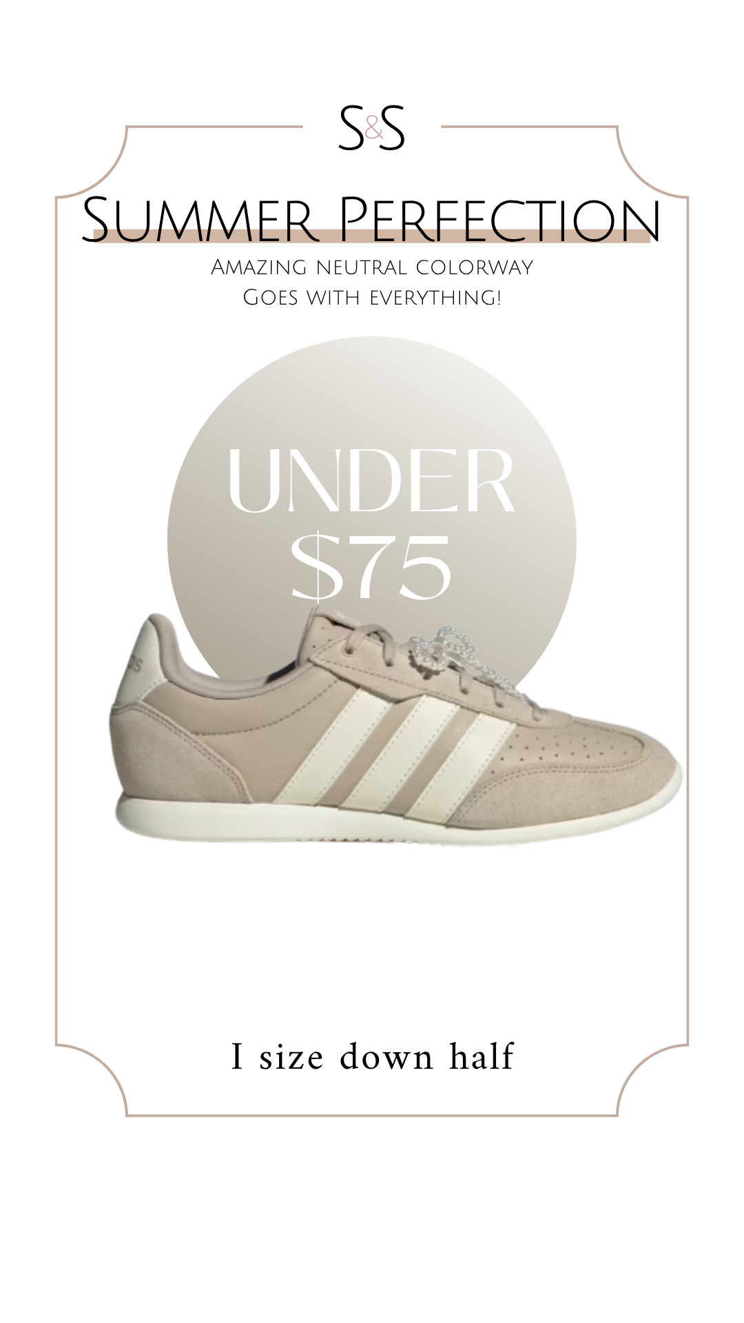 Loving these new Adidas sneakers!  This neutral colorway will easily pair with everything I already own! 

 #LTKmomlife #LTKSeasonal #LTKOver40