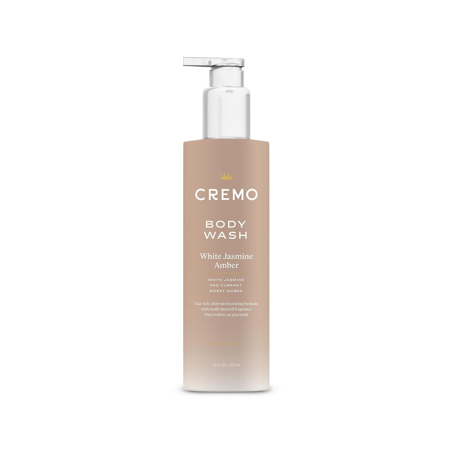 Cremo Body Wash for Women, White Jasmine Amber, 16 Fl Oz | Amazon (US)