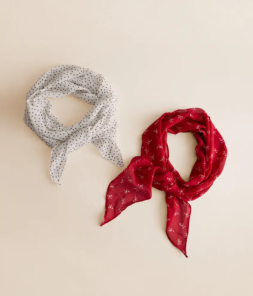 2 Pack Fashion Scarf Set | Buckle