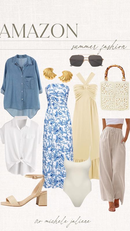 Amazon summer fashion round up! Found a bunch of cute accessories and dresses that are a must have for the summer! 

Amazon, amazon fashion, Amazon style, summer style, summer outfits, summer dress, button ups, amazon bag, amazon accessories, sunglasses, bodysuits 

#LTKstyletip #LTKfindsunder50 #LTKfindsunder100