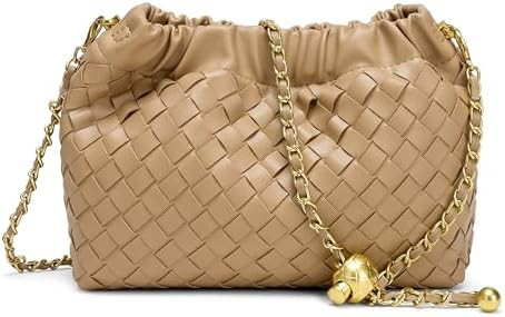 Joryin Woven Women's Crossbody Bag & Evening Purse, Trendy Dumpling Clutch & Hobo Cloud Shoulder ... | Amazon (US)