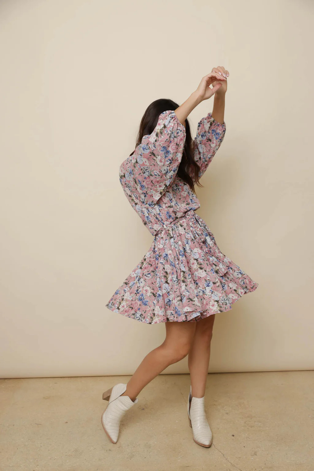 At The Winery Floral Dress | Aria Rose