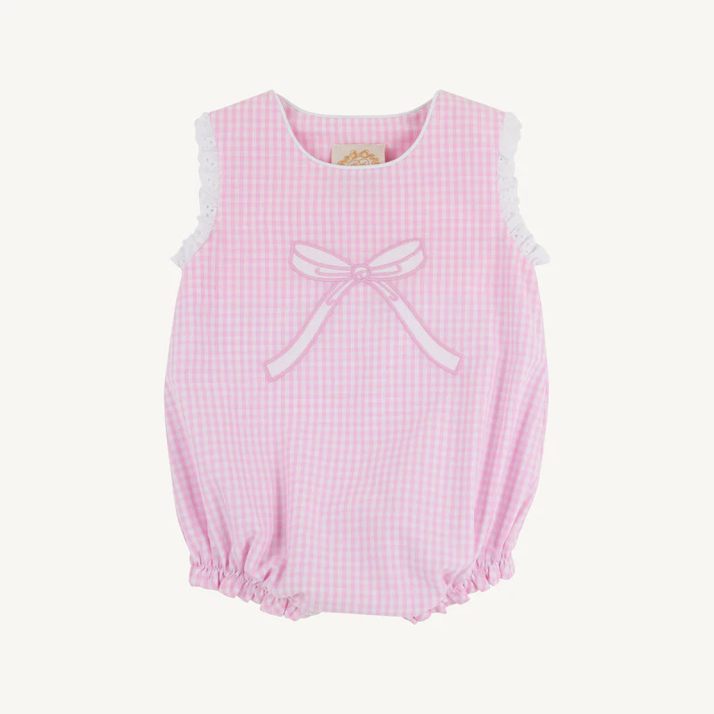 Brooksy Bubble - Pink Greenbrier Gingham | The Beaufort Bonnet Company