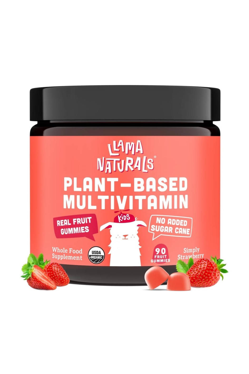 Llama Naturals Real Fruit Gummy Vitamins for Kids, No Added Sugar Cane, Beta Carotenes, Whole Food Multivitamin, Vegan Toddler Gummies, Plant Based, Organic, Chewable 90 ct (30-45 Days) Strawberry

#kids #wellness #healthykids

#LTKfindsunder50 #LTKfamily #LTKkids