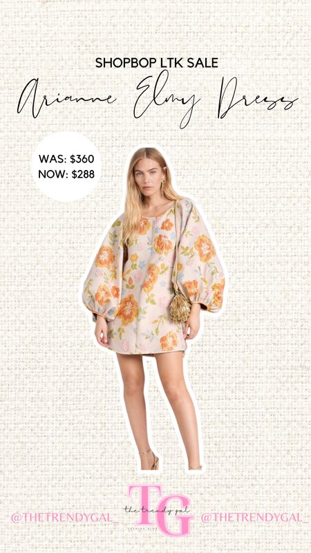LTK exclusive 20% off Shopbop! This dress runs oversized so size down! 

#LTKStyleTip #LTKWedding #LTKSaleAlert