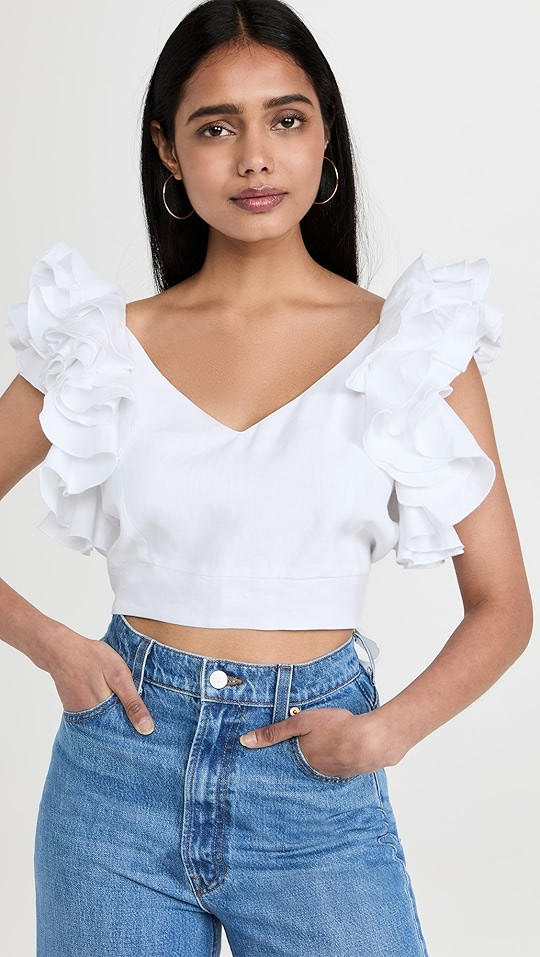 Demre Crop Top Blouse | Shopbop
