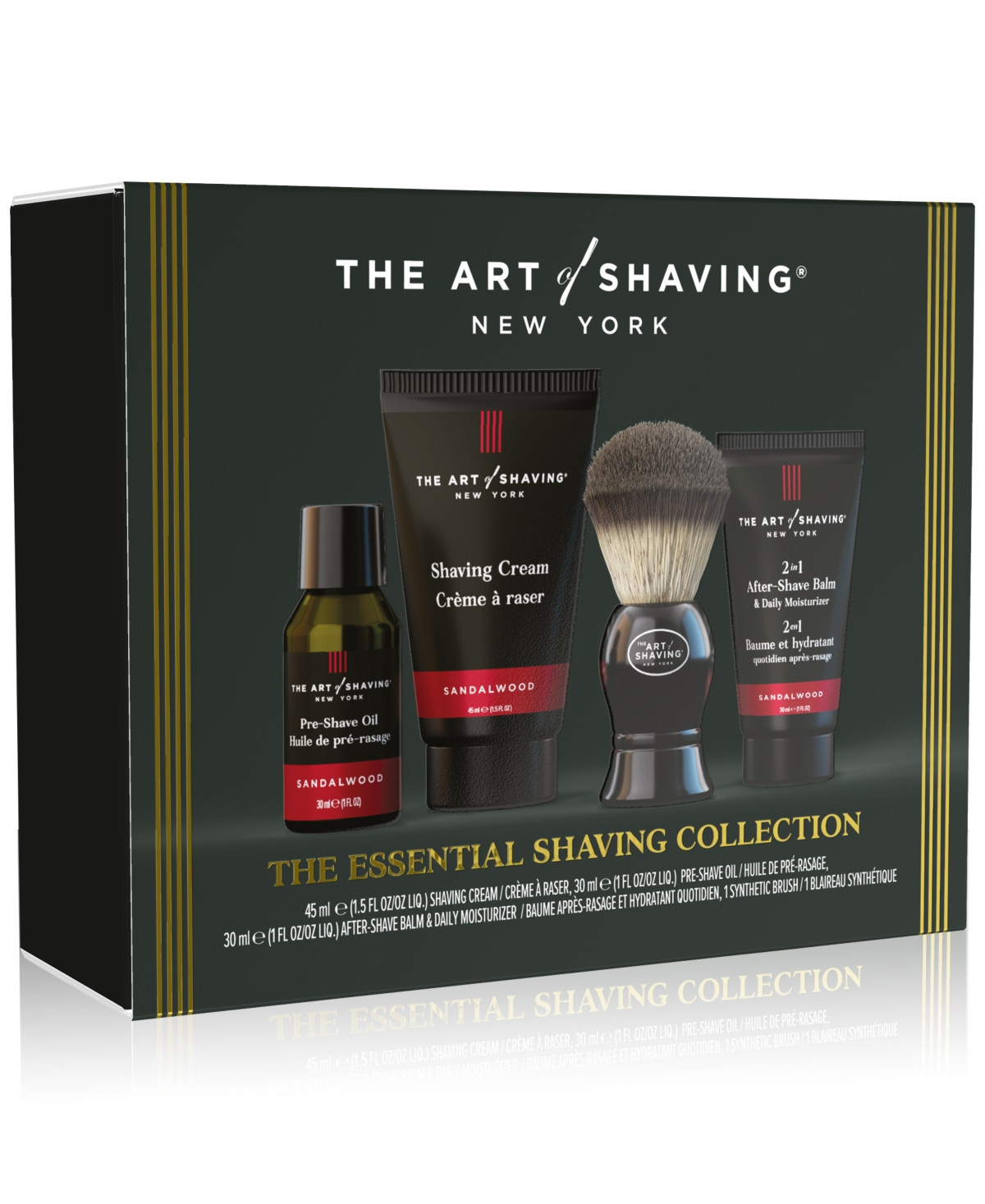 The Art of Shaving 4-Pc. Essential Shaving Set - Sandalwood | Macy's