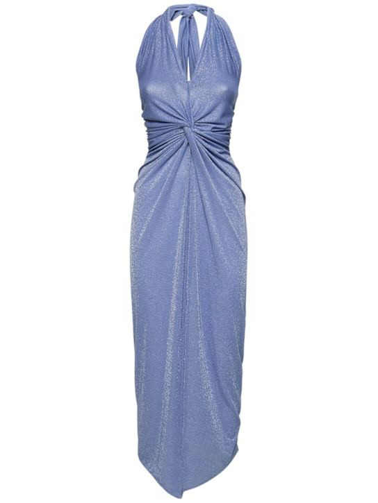 Linus stretch tech halter long dress | Luisaviaroma