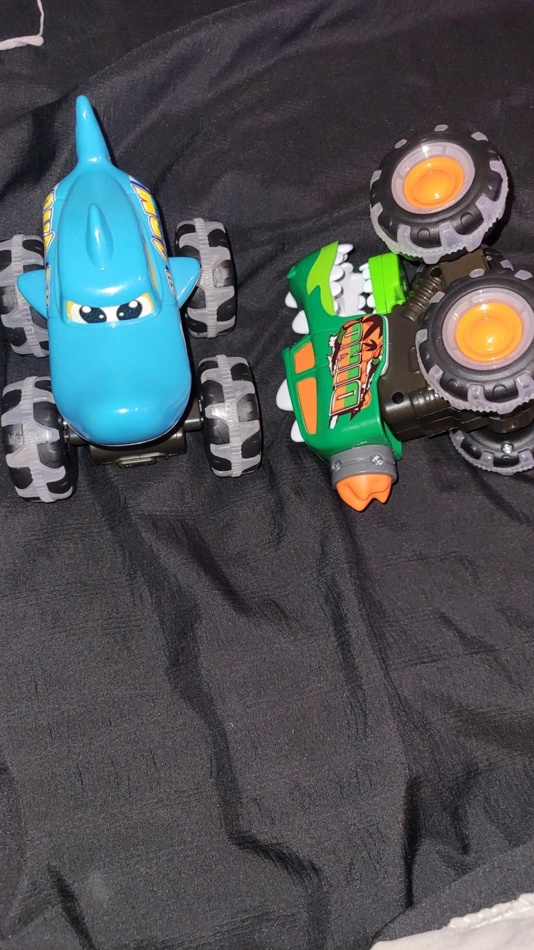 JOYIN 3 Pack Monster Truck Toy - Motion Activated Light-Up Cars for Toddlers - Monster Treads Lig... | Amazon (US)