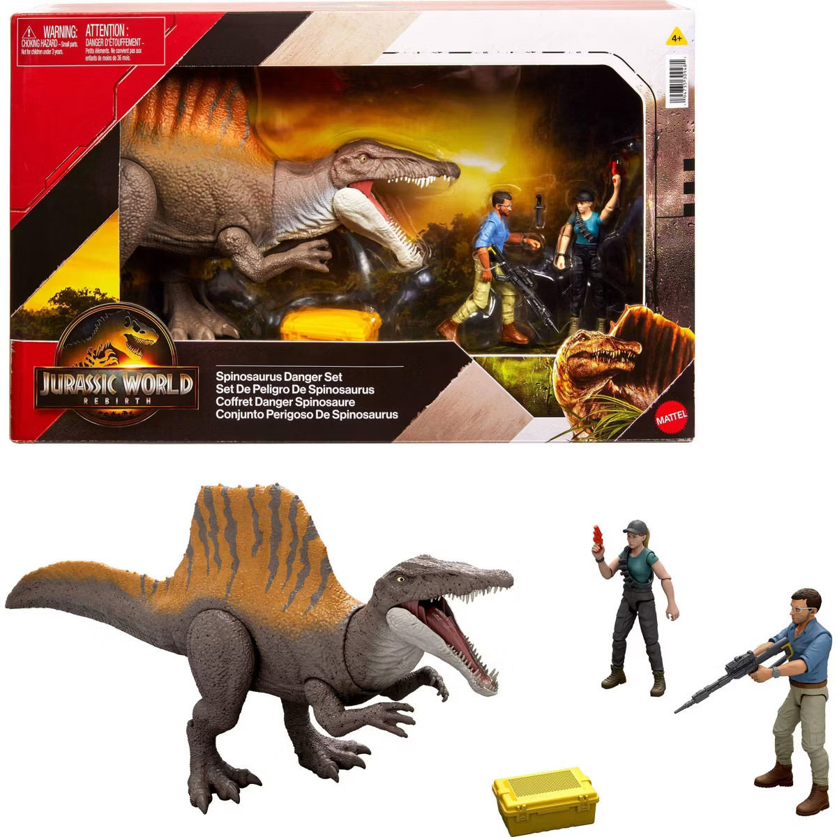 Jurassic World Rebirth Storypack with Exclusive Spinosaurus, 2 Human Figures & Accessories | Target