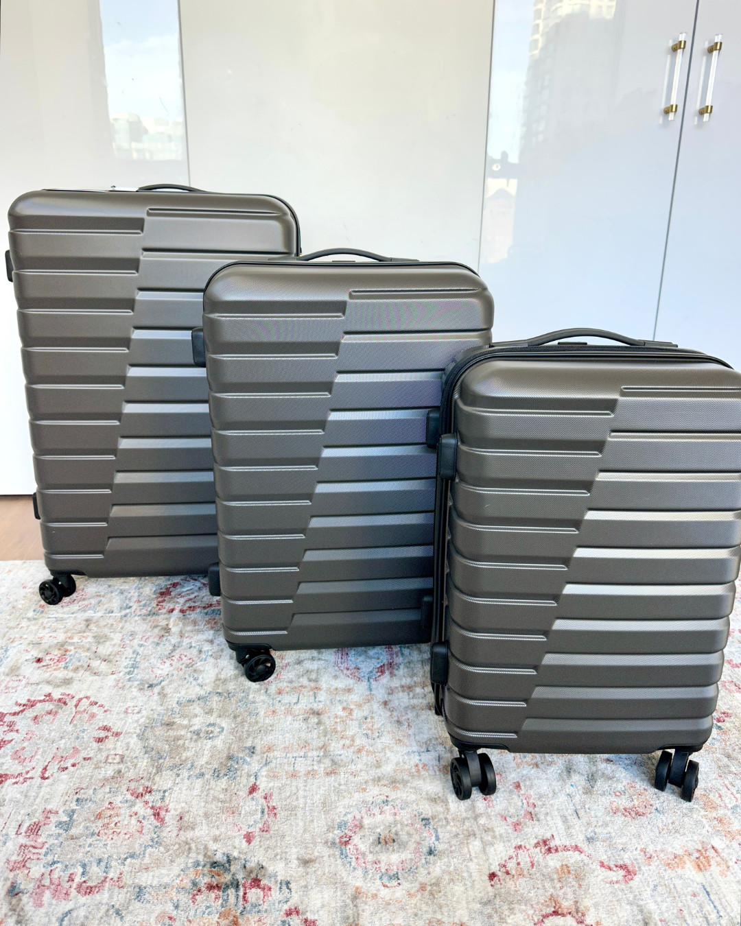 Meet your new travel BFFs 🧳💖 — this 3-piece expandable suitcase set keeps you organized, secure, and stylish wherever you go ✈️💫. From weekend trips to long-haul adventures, these gray beauties roll smoothly and look chic doing it 😍🌍. Travel smarter, lighter, and in style!

#TravelWithEase #LuggageLove #PackInStyle #AmazonTravelFinds #GlobetrotterGoals #LTKFinds #TravelEssentials #SuitcaseGoals #JetSetLife #TravelChic #Wanderlust #AdventureReady #LTKTravelStyle #SmartPacking #OnTheGoStyle 

 