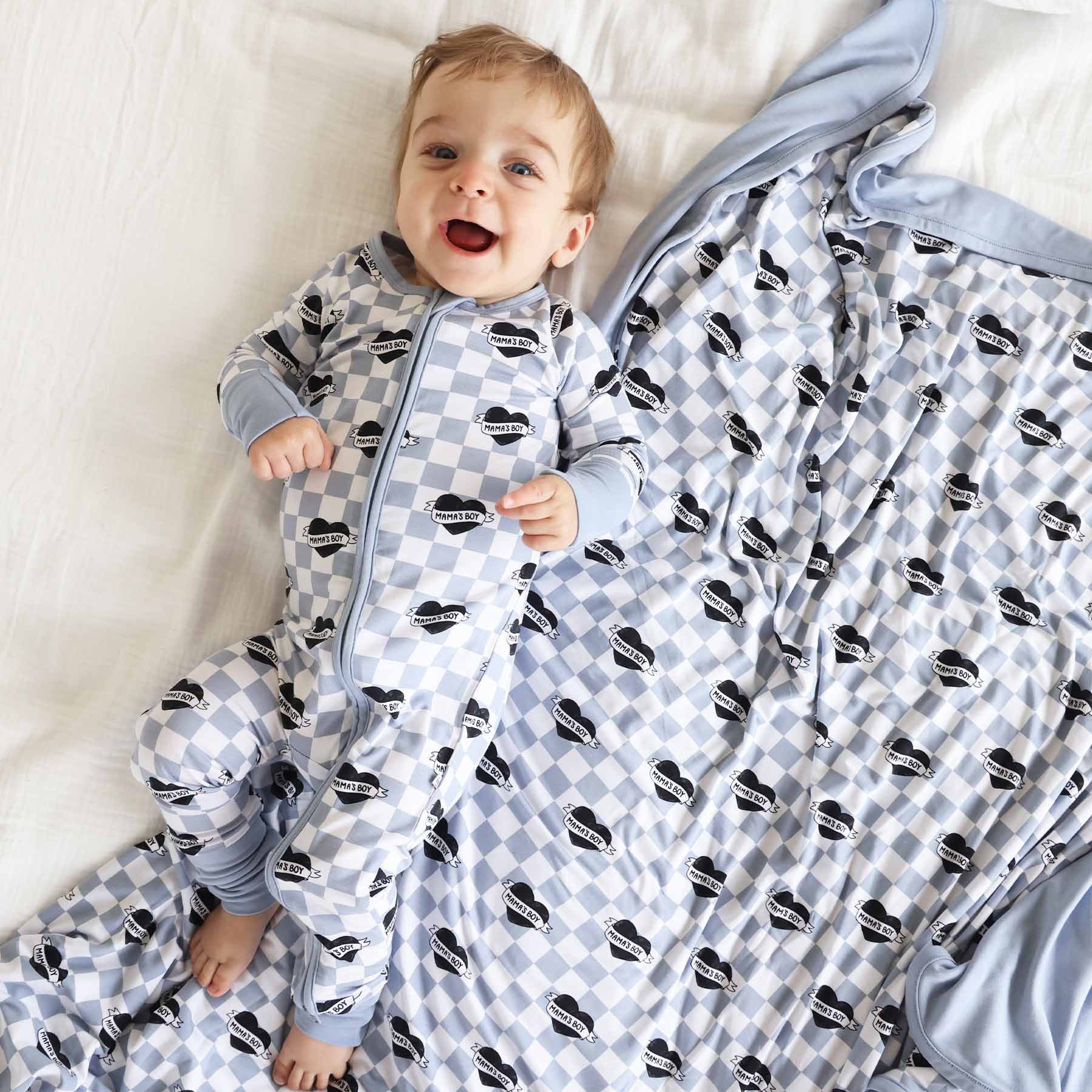 Mama's Boy Convertible Zip Romper | Caden Lane