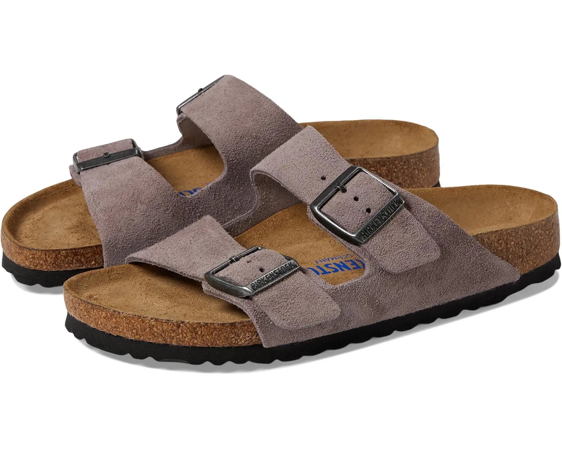 Women's Birkenstock Arizona Soft Footbed - Suede | Zappos