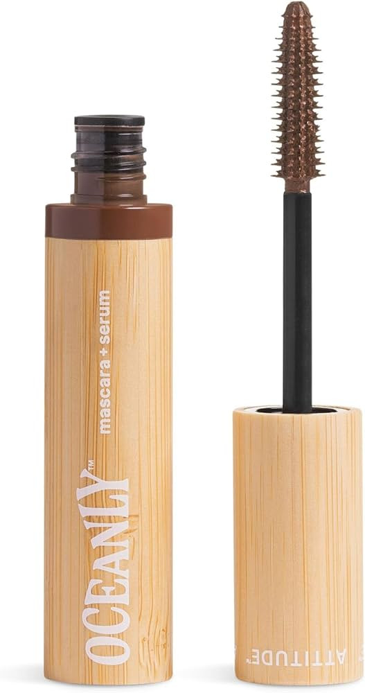 ATTITUDE Oceanly Serum Infused Mascara, EWG Verified, Eye Lash Serum, Length + Volume, Vegan Beau... | Amazon (US)