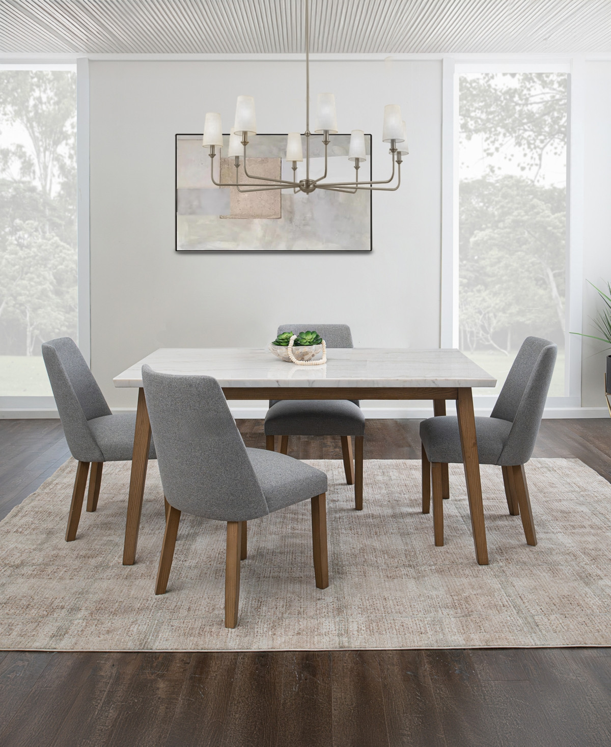 Mabell 5-Pc. Set (Table & 4 Side Chairs), Created for Macy's | Macy's