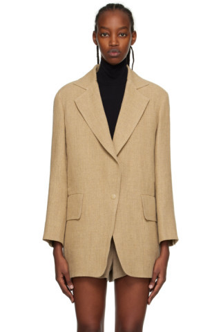 Beige Undici Blazer | SSENSE