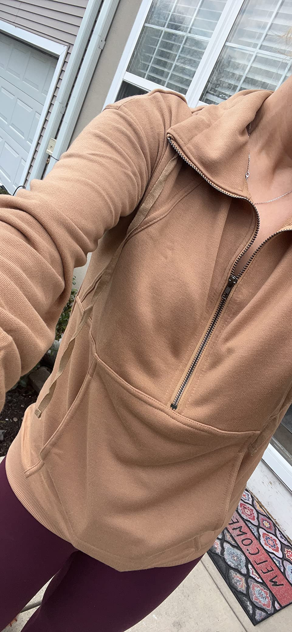 PRETTYGARDEN Women's Casual Long Sleeve Zipper Sweatshirt Drawstring Loose Quarter Zip Pullover T... | Amazon (US)