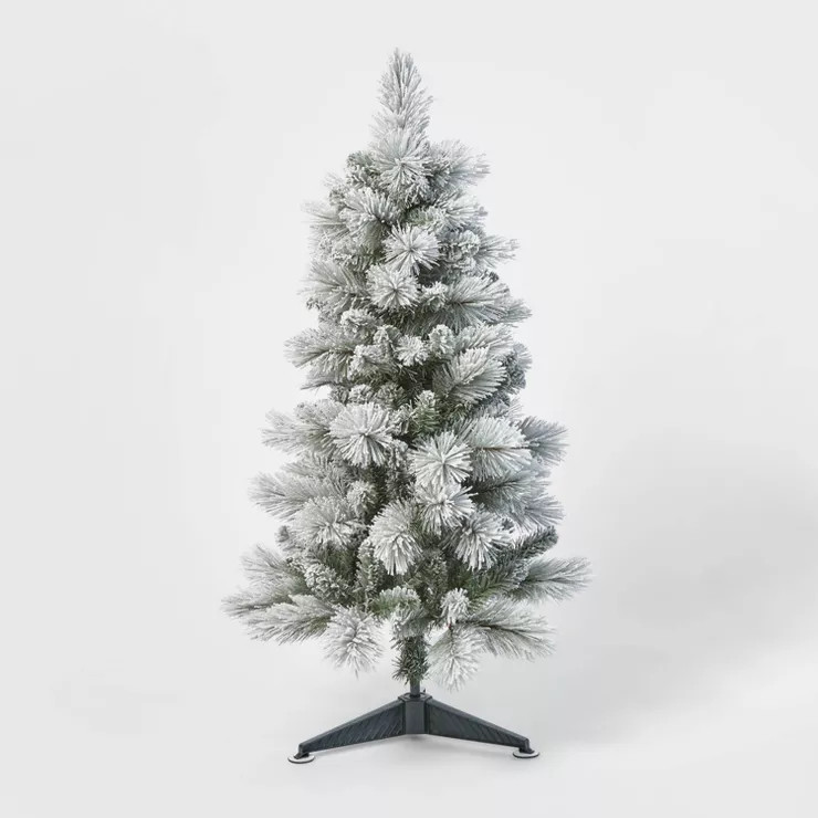 4' Unlit Flocked Douglas Fir Artificial Christmas Tree - Wondershop™ | Target