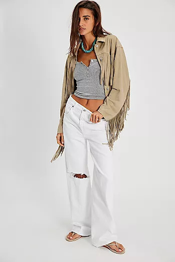 AGOLDE Low-Rise Baggy Jeans | Free People (UK)