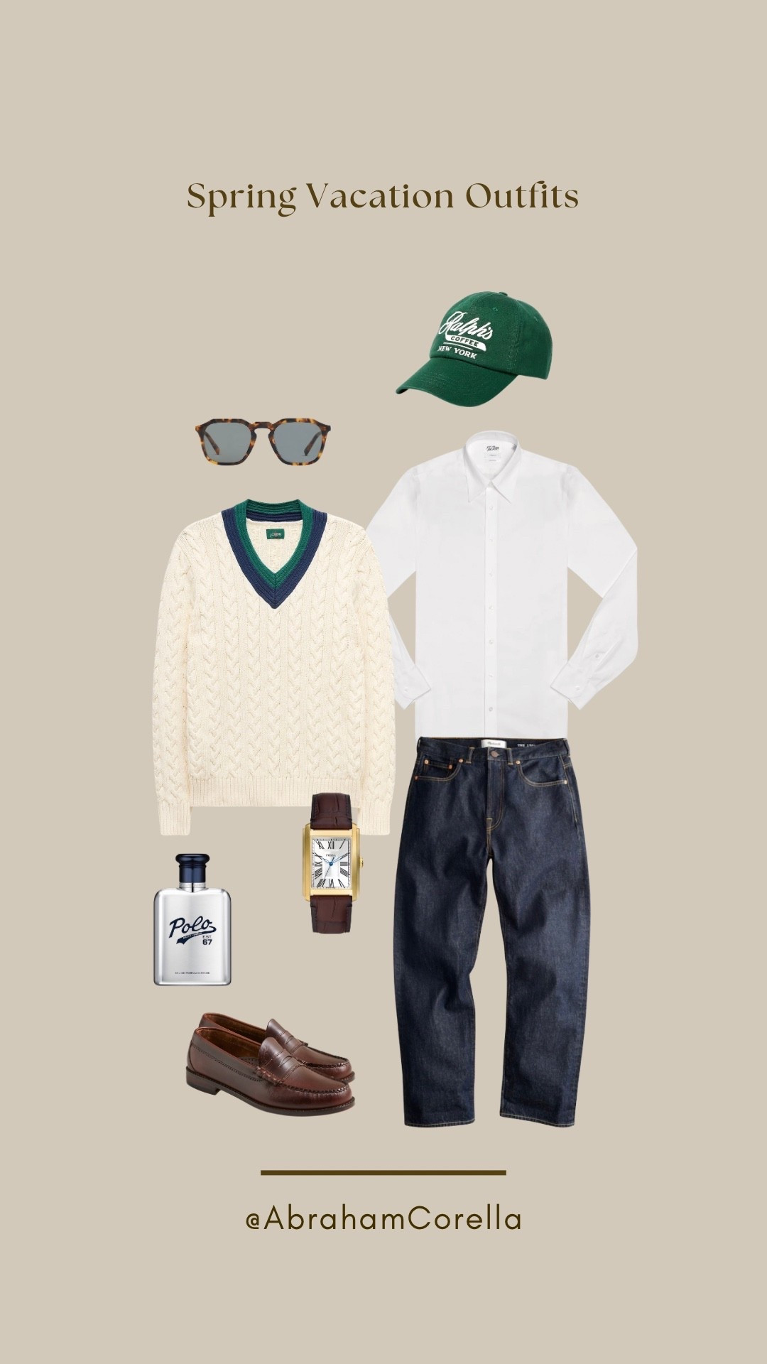 Easy spring vacation outfit idea to try! 🌱 

#LTKTravel #LTKMens #LTKootd