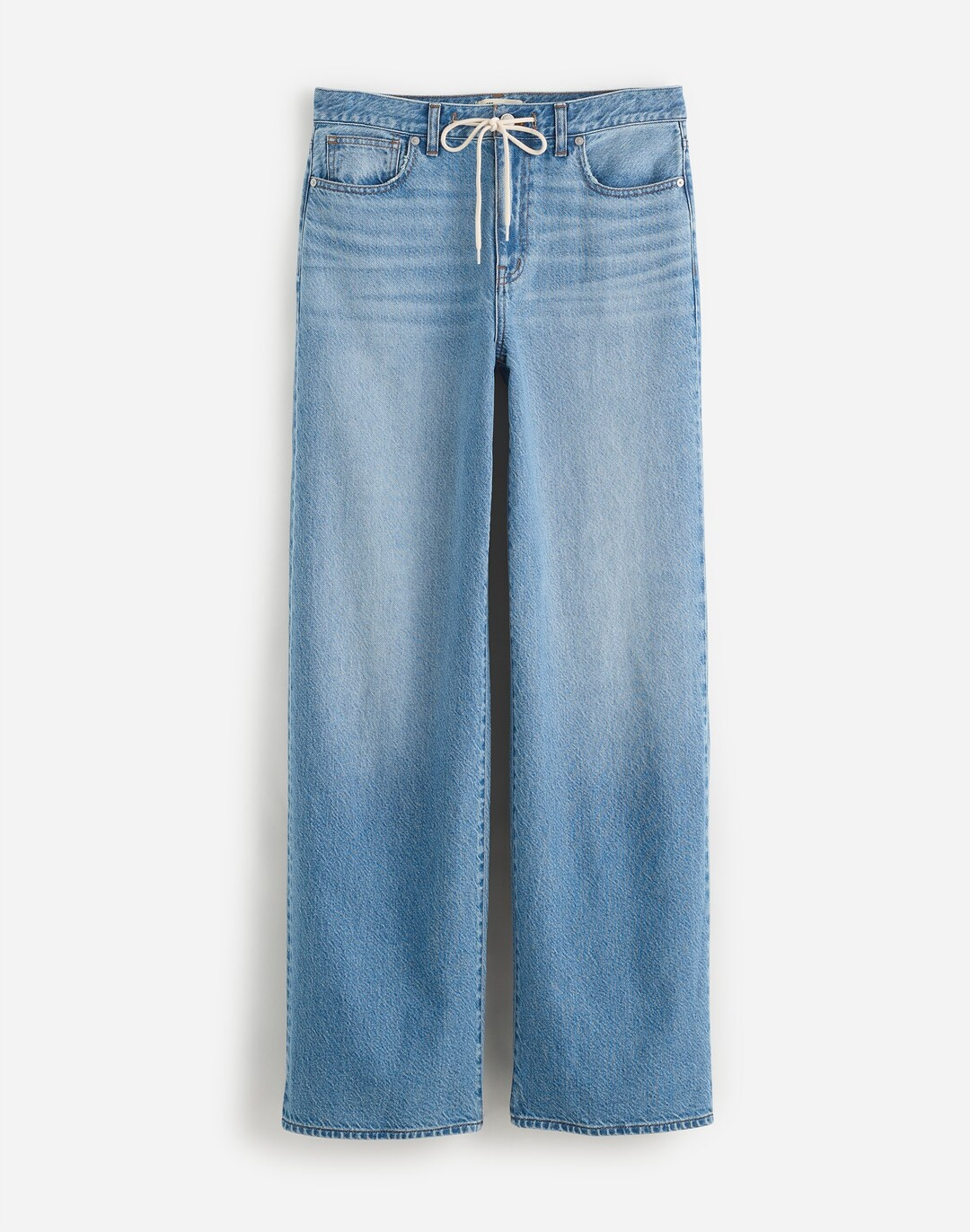 Superwide-Leg Jeans in Hambley Wash: Drawstring Edition | Madewell
