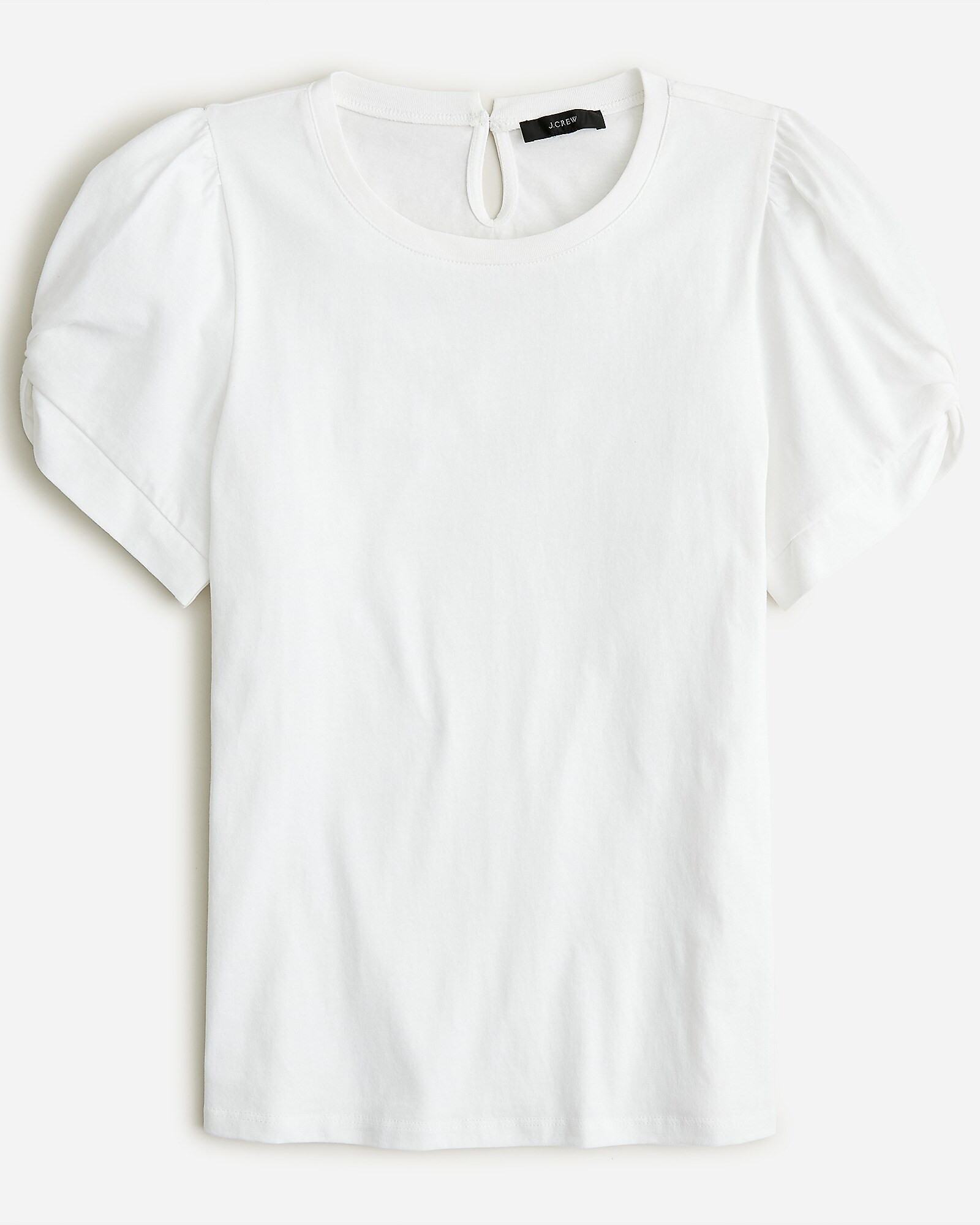 Puff-sleeve crewneck T-shirt | J. Crew US