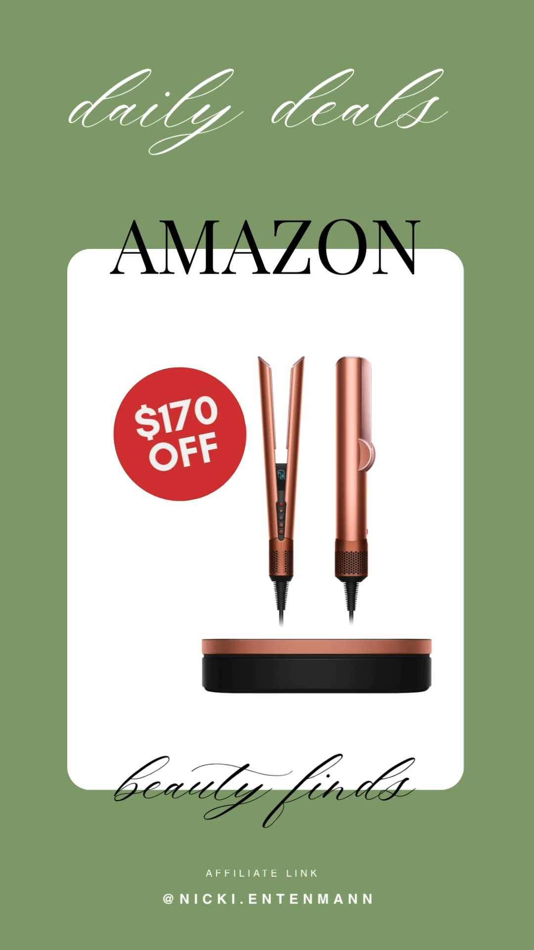 This Dyson Airstrait straightener brings cheerful innovation and effortless shine to everyday styling with sleek flair. #DysonAirstrait #HairStraightener #BeautyEssentials #DailyGlam #HairCareGoals #SalonStyle #ModernBeauty #SmartLiving #StylingTools #RadiantLooks 💇‍♀️✨🌟
 

 #LTKgrwm #LTKselfcare #LTKBeauty