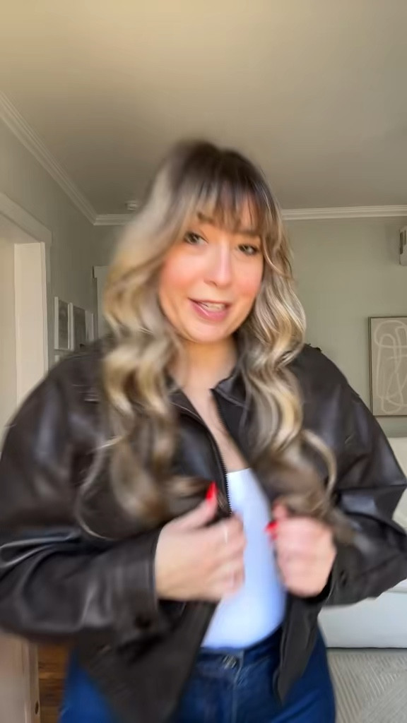 Great quality vegan leather jacket 

#LTKspring #LTKootd