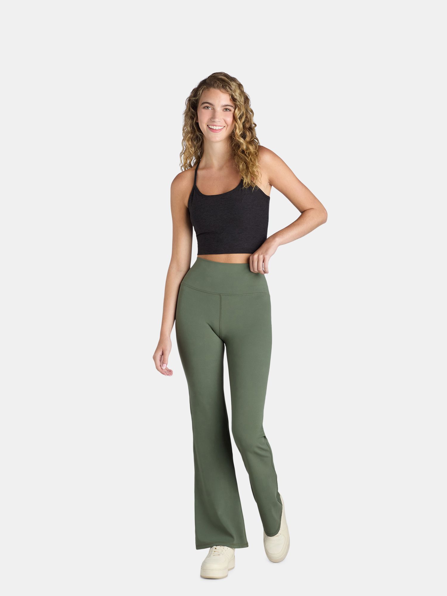 Avia Women's SoftSculpt Flare Pants, Sizes XS-XXXL | Walmart (US)