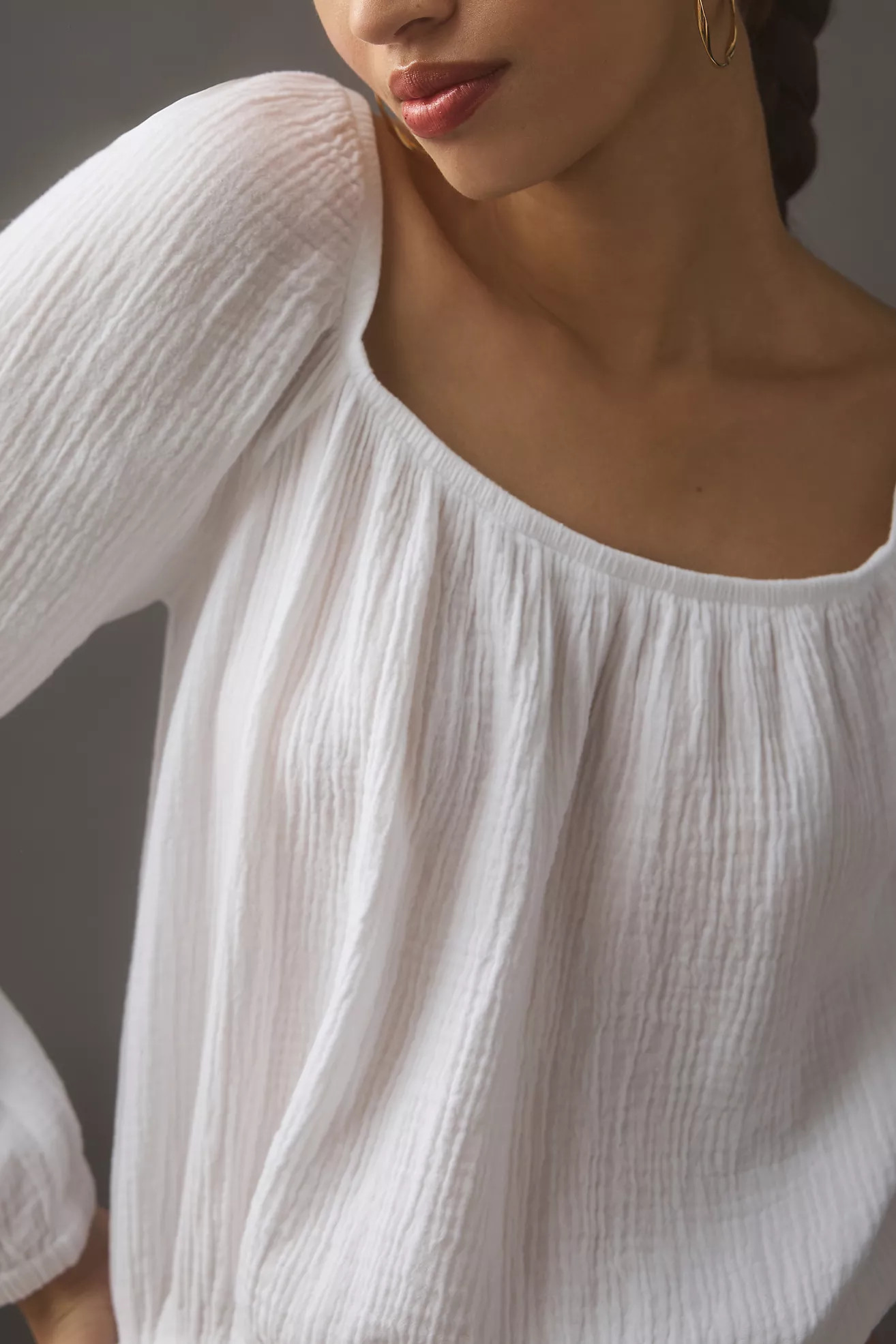 Cloth & Stone Gauze Top | Anthropologie (US)