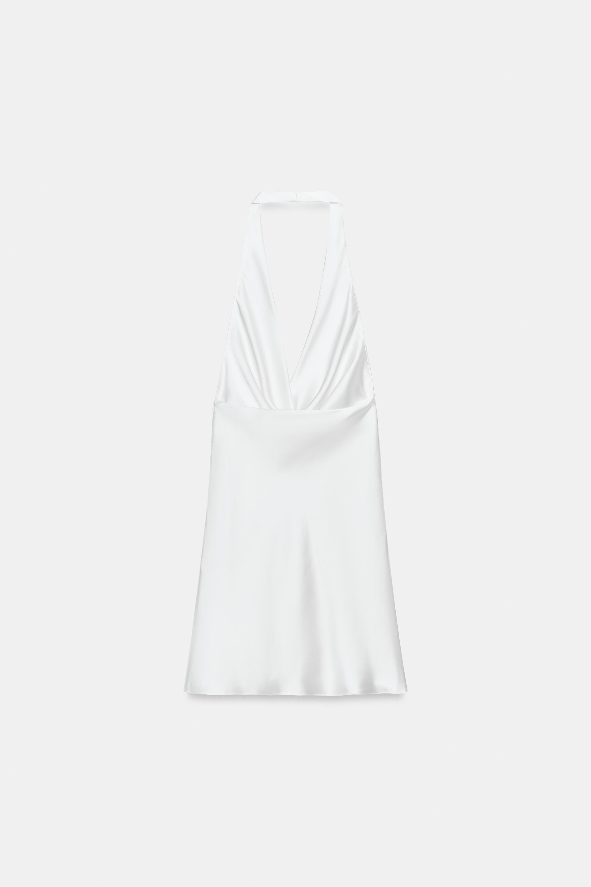 MINI SATIN DRESS WITH SASH | Zara UK