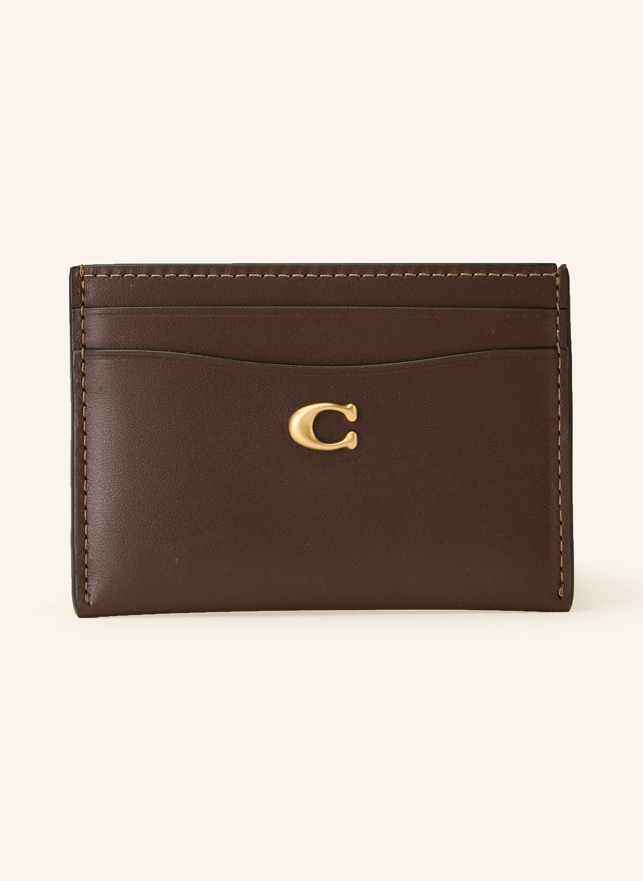 COACH Kartenetui ESSENTIAL in dunkelbraun | Breuninger (DACH)
